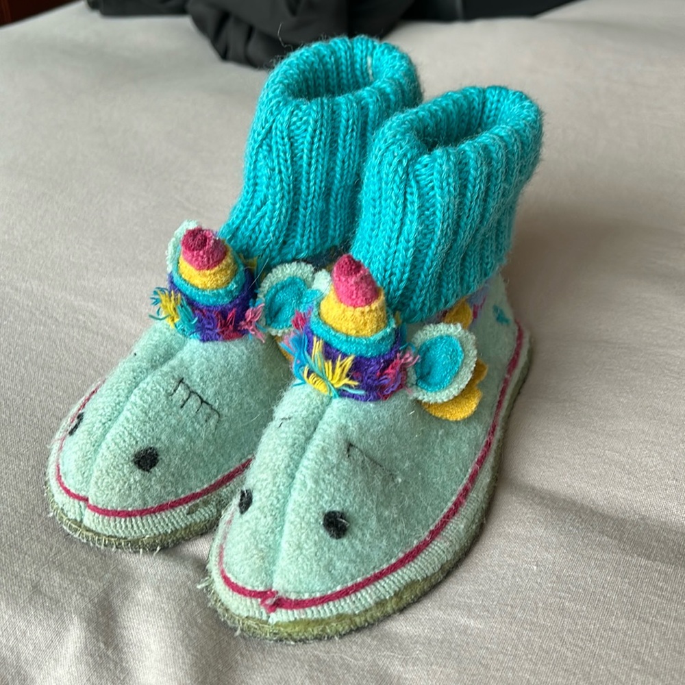 Unicorn slippers